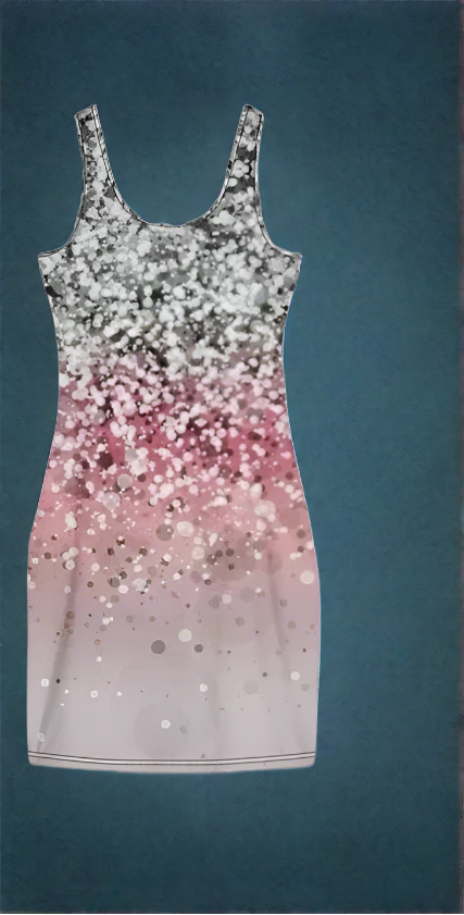 Glitter Glam Vestido Dress